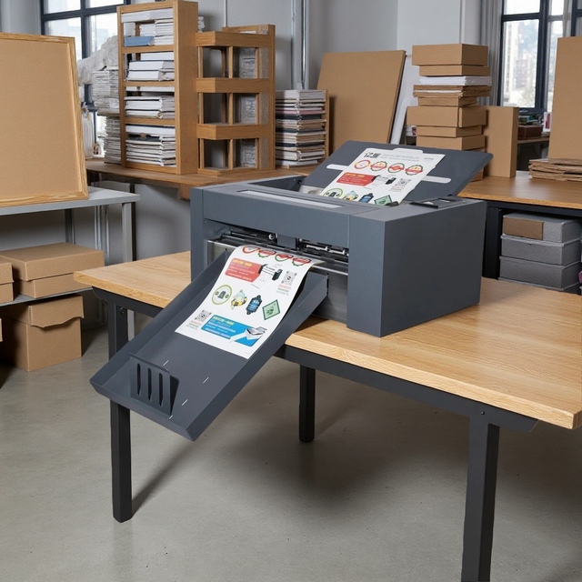 HY370D Automatic Die Cutting Machine Multi-Material Compatibility for Signage Box Making Plastic Sheet Cutting