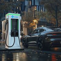 Station de recharge pour véhicules électriques DC à double connecteur CCS2 CHAdeMO de 200 kW, à poser au sol, pour camions électriques