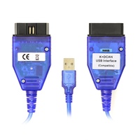 Herramienta de Diagnóstico para Automóviles, Chip FTDI FT232RL, Interfaz de Diagnóstico K CAN DCAN, Cable OBD2