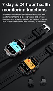 GT55 Llamadas a prueba de agua 345mAh Smartwatch Auriculares 2 en 1 <span class=keywords><strong>Pulsera</strong></span> <span class=keywords><strong>inteligente</strong></span> <span class=keywords><strong>con</strong></span> TWS <span class=keywords><strong>Auricular</strong></span> Reloj Pantalla táctil Reloj <span class=keywords><strong>inteligente</strong></span> - Product Image 3