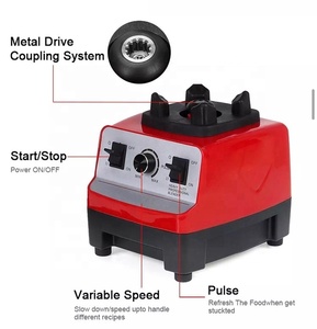 クレストブレンダー ダブルカップ ブラック 4500W 業務用ブレンダー ホットセール 2in1 シルバー 電動ミキサーグラインダーブレード 電動ブレンダー - Product Image 4