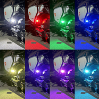 Neue Universelle LED-Warnblinkleuchte Mini-Signalleuchte mit Individuellem Logo LED-Dekorationslichter für Fahrzeuge Fahrräder Motorräder mit Fernbedienung