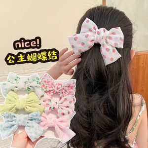 3 pz/set accessori per capelli da principessa per bambini alla moda con fiocco in tessuto Set di fermaglio per capelli con fiocco grande colorato per ragazza - Product Image 2