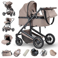 Poussette Bébé Multifonction 3-en-1 Pas Chère en Gros avec Siège Auto et Porte-Bébé Pliable pour Voyage