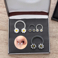 Nouveau design 2026 – Anneau de nez en acier chirurgical, fer à cheval, bijou de corps tendance pour femmes et hommes