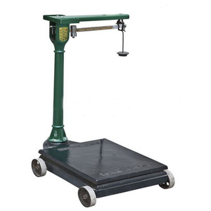 Balance de sol mécanique originale Veidt de 150 kg avec cadran et ressort, dotée de roues - Product Image 5