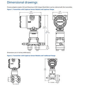 Prix direct usine Rosemounte 4088 avec collecteur à trois vannes et multi-vannes à cinq vannes, qualité supérieure d'origine - Product Image 1
