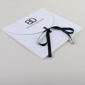Custom Printed Paper Card Scarf Lingerie Packaging <b>Box</b> with Ribbon - Product Image 2