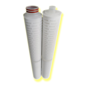 Filtro de agua apto para la industria con elemento de tratamiento de agua de membrana plisada de 0,1/0,22/0,45/0,65/1 micrón - Product Image 4