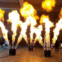 Nouveau style projecteur de flamme à trois têtes DMX scène effet de feu 3 têtes feu flamme Machine
