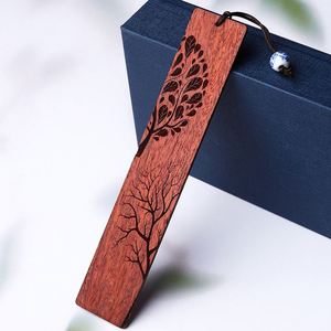 High Quality Sandalwood <b>Bookmark</b> Vintage Style DIY Engraving Custom Package Wood Crafts - Product Image 2