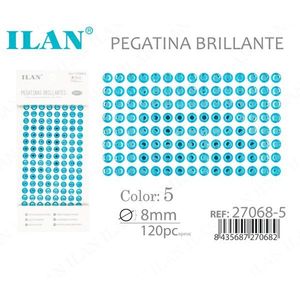 Ilan Adesivo Brillante 8mm Colore 5 120pz - Product Image 2