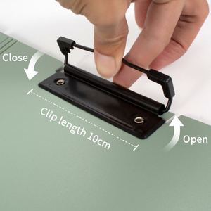 New Design A4 Size Desktop Thickened Foam PP Foldable Clipboard Business Office Contract Folder PP <b>File</b> <b>Paper</b> Storage Folder - Product Image 4