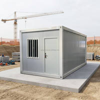 Casa Contenedor Prefabricada de Ensamblaje Rápido para Oficina Temporal en Obras de Construcción, Dormitorio para Personal, Cuarto de Almacenamiento
