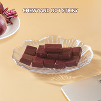 Beetroot Chewy Soft Candy Individually Gold Wrapped Natural Beet Flavor Snack Bulk Wholesale