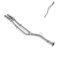 Kit de tuyau d'échappement intermédiaire à résonateur central en acier inoxydable SS304 pour Lexus GS200t GS300 ARL10 8AR-FTS 2.0T 2016-2020