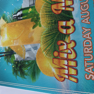 Autocollants graphiques de fenêtre en vinyle Perf à vision unidirectionnelle imprimés UV personnalisés autocollant publicitaire en vinyle perforé transparent - Product Image 4