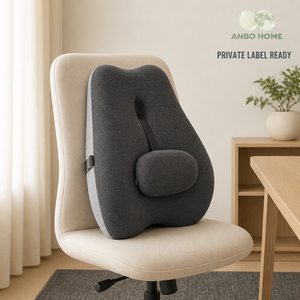 <span class=keywords><strong>Coussin</strong></span> <span class=keywords><strong>de</strong></span> soutien lombaire en mousse à mémoire <span class=keywords><strong>de</strong></span> forme <span class=keywords><strong>pour</strong></span> chaise <span class=keywords><strong>de</strong></span> bureau, <span class=keywords><strong>coussin</strong></span> réglable et amovible, soulagement des douleurs dorsales - Product Image 1