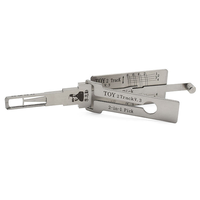Outil de serrurier TOY2 V2 2-en-1 Lishi en métal durable pour déverrouillage et décodage de serrures de voitures TOY Track