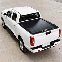 Couverture de benne de pick-up rétractable imperméable à l'eau, design manuel à enroulement pour Foton Tunland Amarok Pickup Truck