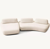 Canapé modulaire de luxe Isola Boucle, design italien saisissant, fabrication artisanale, pour salon américain, hôtel, villa - Sassanid OEM