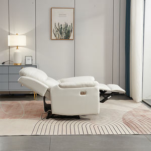 Home luxury living room sofa <b>chair</b> leisure style cinema Leather recliner <b>chair</b> swivel and rocking reclining <b>salon</b> hotel <b>chair</b> - Product Image 3
