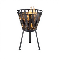 Brasero carré d'extérieur moderne, pliable, en métal thermolaqué, écologique, robuste, pour brûler des bûches, de la marque Zhongpin, livraison directe