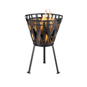 Brasero Cuadrado Portátil de Metal Plegable de Alta Resistencia con Recubrimiento en Polvo, Ecológico y Moderno para Exteriores - Product Image 3