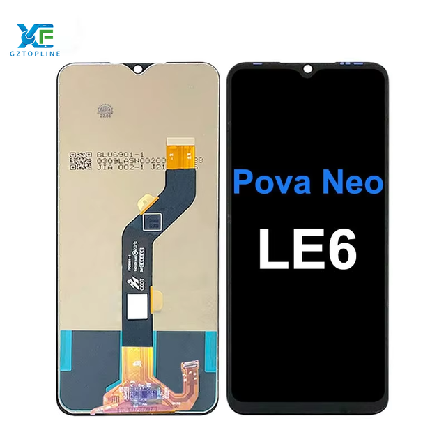 Wholesale Price LCD for Tecno Pova Neo LE6 Lcd Pantalla Display Touch Screen Digitizer Replacement 100% Tested