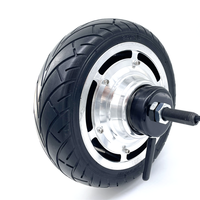 Moteur de roue sans balais à couple élevé de 9.5 pouces pour encodeur de frein électromagnétique 48v 1000w aimant permanent de réduction de vitesse de 9.5 pouces