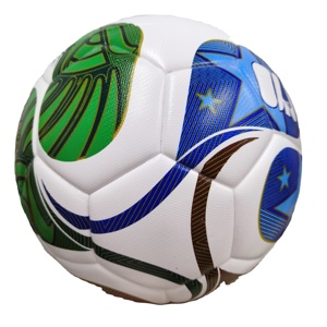 Balón de Fútbol de PVC Tamaño Estándar 5, Balón Cosido a Máquina, Material de PVC, Balones de Entrenamiento y Partido Deportivos - Product Image 1