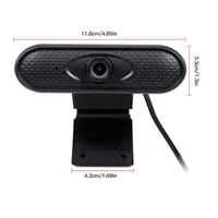 USB fişi Streaming kamerası Full HD 2K Mini HD Web bilgisayar kamera için mikrofon ile Video kayıt ve çevrimiçi öğretim