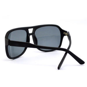 Gafas de Sol Polarizadas Hechas a Mano con Armazón de Acetato de Doble <span class=keywords><strong>Puente</strong></span>, Retro, Unisex, OEM, Personalizadas, de Alta Calidad, Fabricante, Venta al por Mayor - Product Image 3