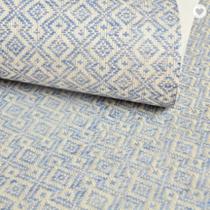 MYWIND-papel tapiz de tejido de papel para decoración del hogar, nuevo estilo bohemio abstracto, azul lechoso, antiguo, blanco, muestra gratis - Product Image 1