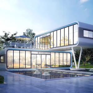 Petite maison préfabriquée Apple Cabin avec bureau et toilettes pour hôtels et complexes hôteliers - Product Image 5