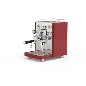 Mesin kopi Cappuccino Espresso Semi otomatis, pembuat kopi Expresso komersial kapasitas besar