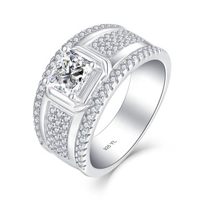 925 bagues en argent Sterling unisexe bague bijoux à la mode hommes conceptions uniques phtalates CZ zircone Zircon pierre sans Nickel chrome - Product Image 1