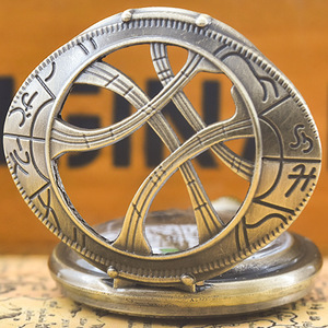 Reloj <span class=keywords><strong>de</strong></span> Bolsillo <span class=keywords><strong>de</strong></span> Cuarzo Agamotto <span class=keywords><strong>de</strong></span> <span class=keywords><strong>Doctor</strong></span> <span class=keywords><strong>Strange</strong></span> <span class=keywords><strong>de</strong></span> <span class=keywords><strong>Marvel</strong></span>, Estilo Vintage, Retro, con Ojo Hueco, Cadena <span class=keywords><strong>de</strong></span> Acero Inoxidable, Resistente al Agua 3BAR - Product Image 3