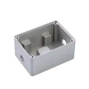 OEM Customized CNC milling machine Aluminum Power Converter Enclosure Electronic Box for metal