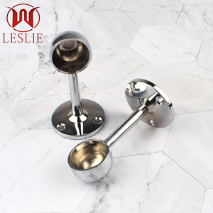 Support mural pour vêtements, support de fixation pour armoire, tube rond de 25 mm, support de fixation pour tringle suspendue de 1/2 pouce - Product Image 1