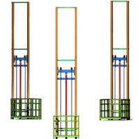 Nouvel Ascenseur de Charge Vertical Hydraulique Mural Intérieur 220V pour Usage Domestique, Capacité 500kg, Télécommande à Chaîne