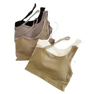 Torticollis trend hot selling girl beauty back chest pad wireless chest bag seamless push bra tube top vest