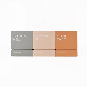 High Quality Custom Design Decorative Scented Candle Box Household Gift Packaging Lid And Base Box