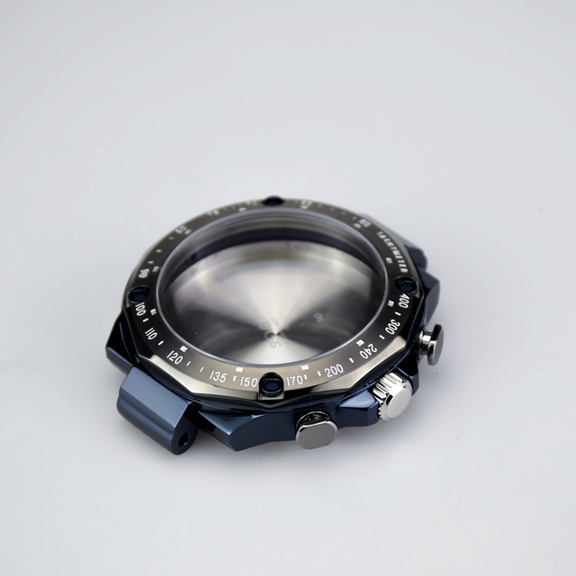 OEM and ODM Custom Part One Case and One Bezel 10atm Waterproof 316L Metal Watch Case Stainless Steel