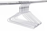 Cintres en alliage d'aluminium argenté à usage domestique de vente directe d'usine cintre à linge en métal en fil durable antidérapant