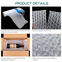Film de protection JSD de haute qualité, amortissant antichoc, rouleaux de colonnes d'air gonflables transparents en HDPE pour emballage de transport