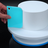 Ensemble de spatules et outils de décoration pour gâteaux Yangjiang, 3 et 6 pièces, en plastique, couteau à découper et lisseur DIY, modèle Wis-3