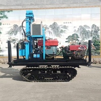 Machine de forage hydraulique pour puits en eau profonde, fabriquée en chine, Machine de forage de trous rotatifs Diesel de 22 cv