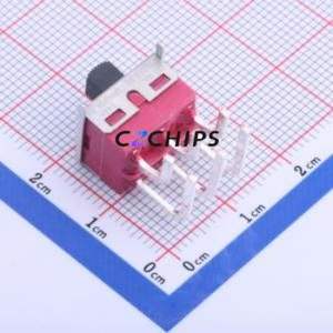 1201M2S3AQE2 Slide Switch Through hole Component (THT) Switch Double Pole Double Throw Rectangle Pin Header PC Pin Through Hole - Product Image 1