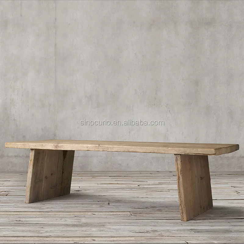 चीनी जर्जर ठाठ कॉफी टेबल प्राचीन कम लकड़ी कॉफी टेबल डिजाइन 3 खरीदारों